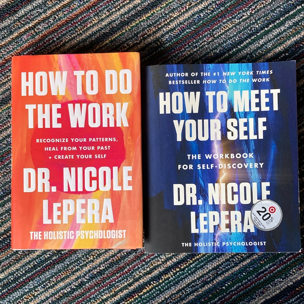 Lot of 2 Nicole LePera books Holisistic Psychologist